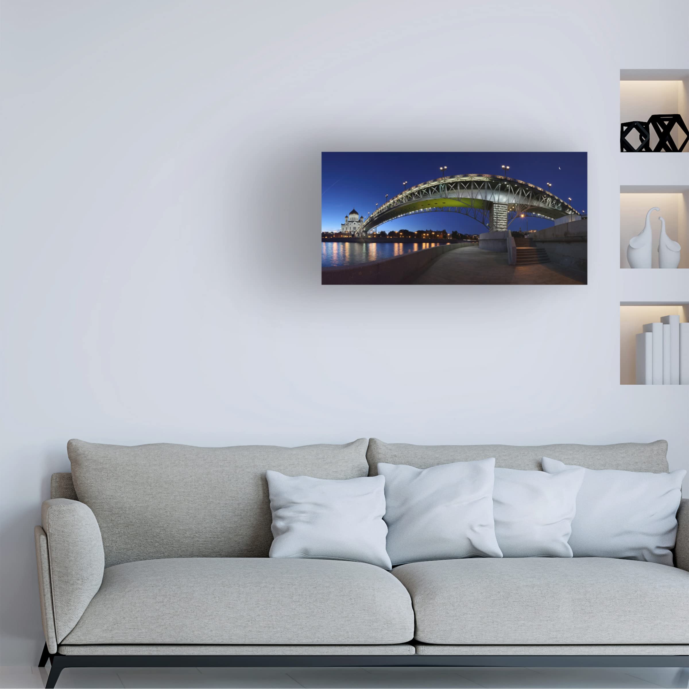Victoria Ivanova '15 Minutes Before The Dawn' Canvas Wall Art Print - Modern Home Decor for Living Room, Bedroom & Office - Trademark Fine Art Collection