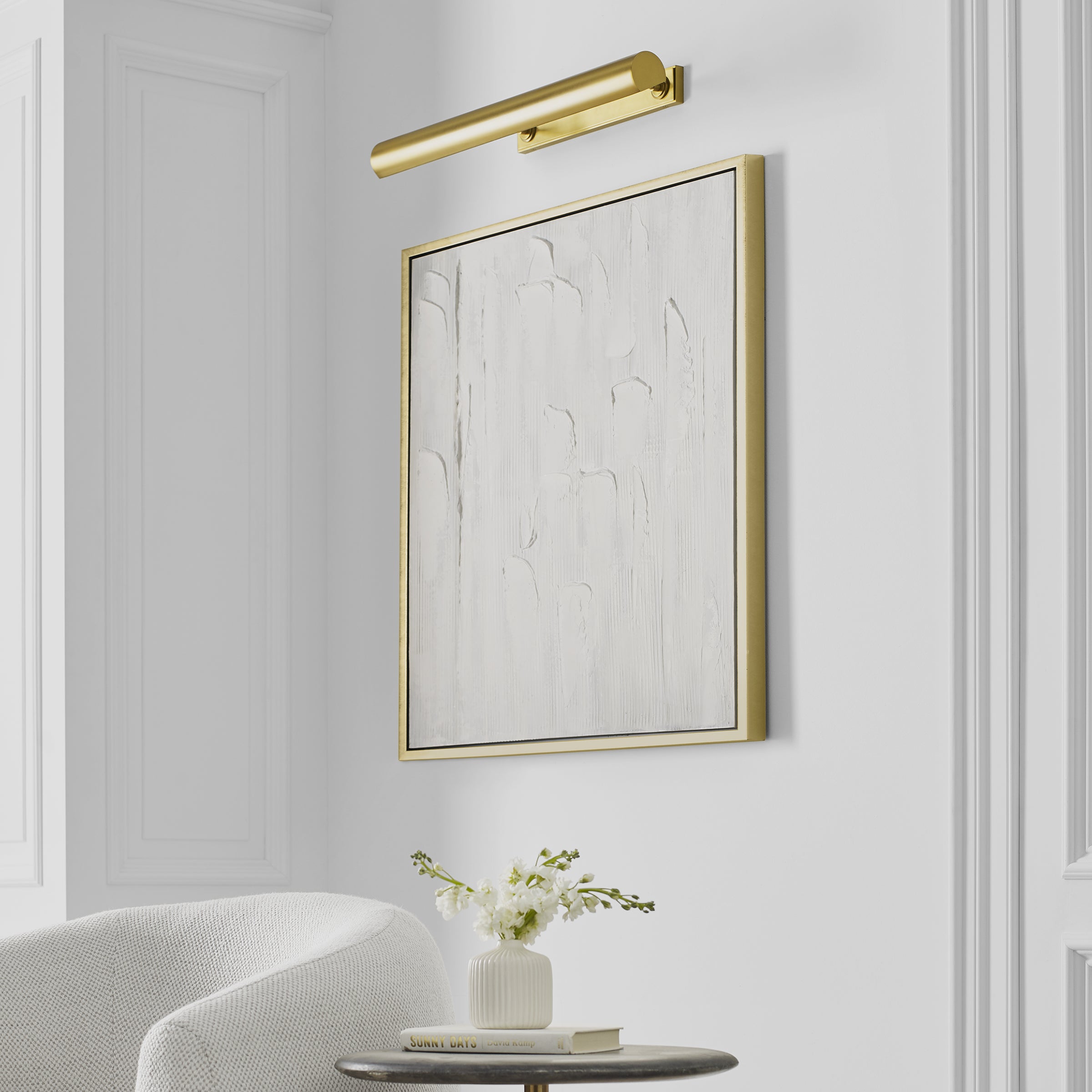 Addison LED Picture Wall Light - Modern Framed Art Lighting for Living Room, Bedroom & Hallway - Perfect for Home Decor & Accent Illumination
