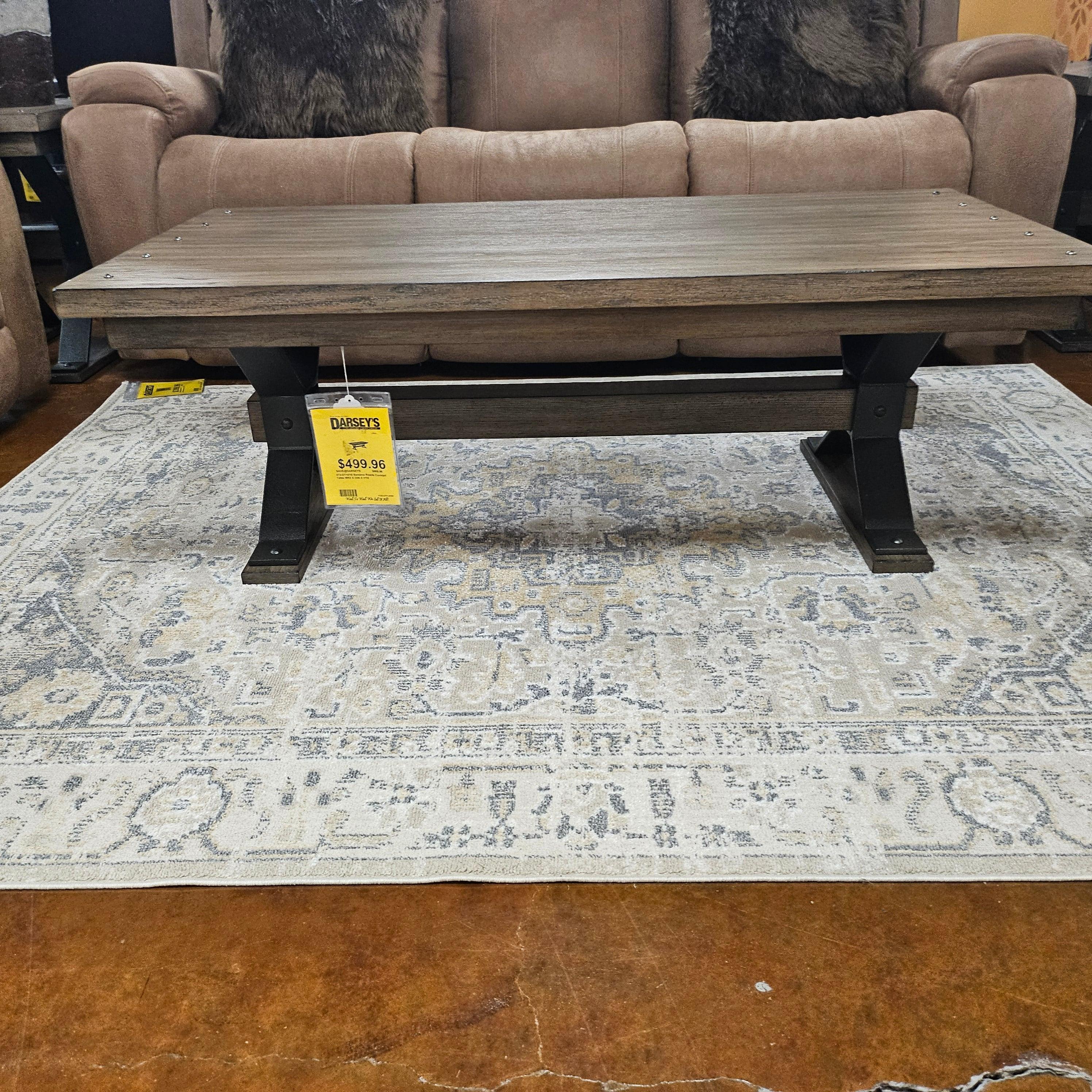 Sonoma Roads Cocktail Table 473 OT1010 - Modern Coffee Table for Living Room, Bar, Lounge & Office - Stylish End Table with Sturdy Wooden Frame - Perfect for Home Decor & Entertaining