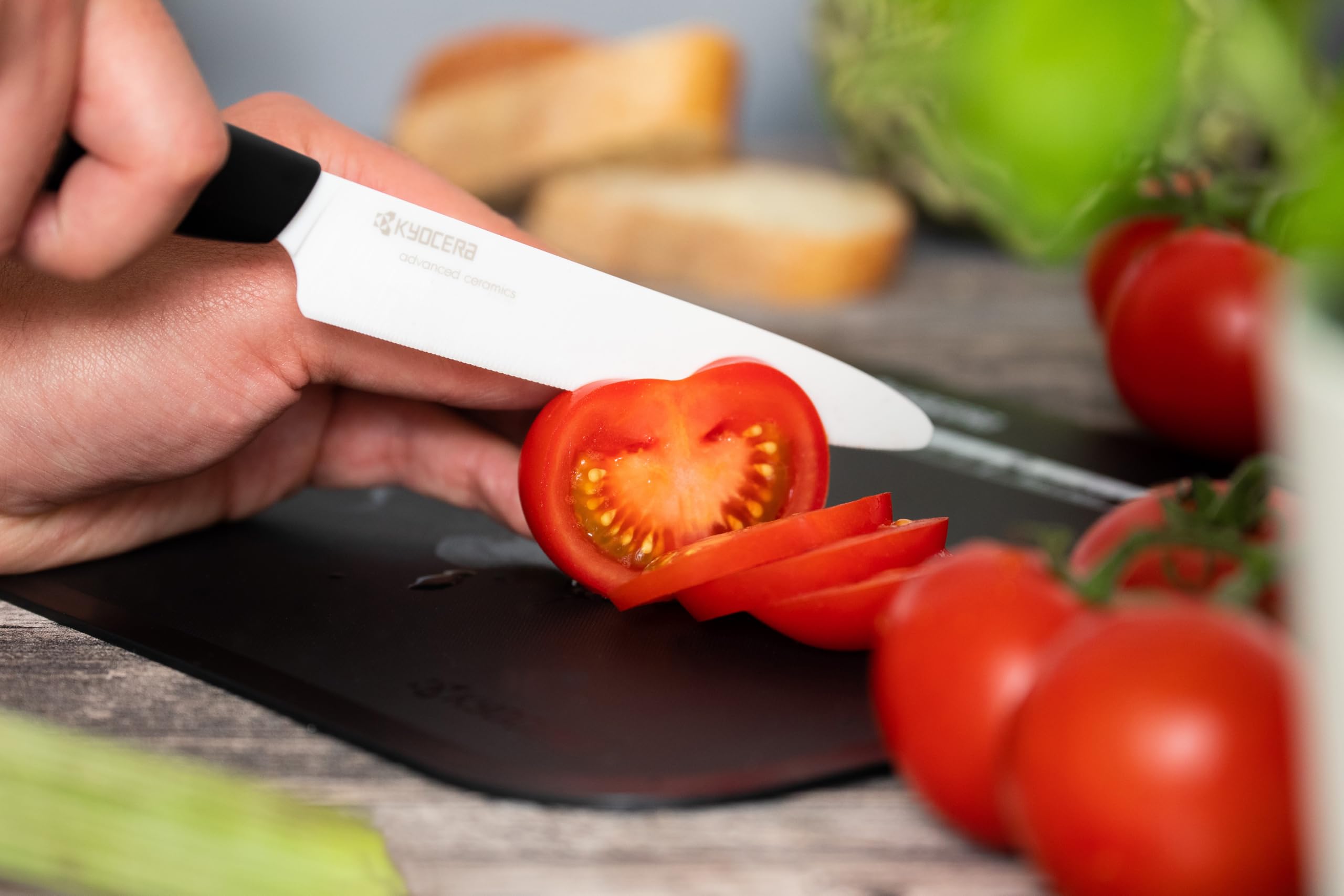 Kyocera Advanced Ceramics Revolution Series 3-Piece Ceramic Knife Set - 6