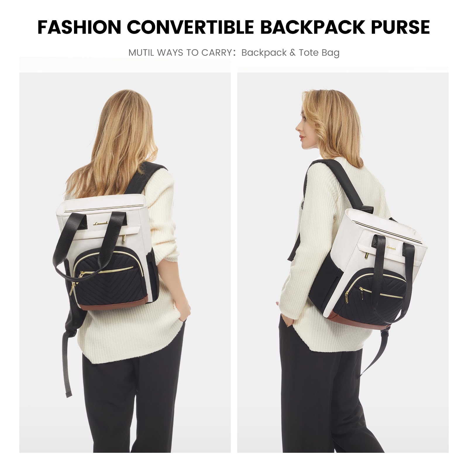LOVEVOOK Mini Backpack Purse for Women - Waterproof Small Backpack with Convertible Design, Cute Daily Work & Travel Backpack for Women | Perfect for Commuting, Shopping & Weekend Getaways