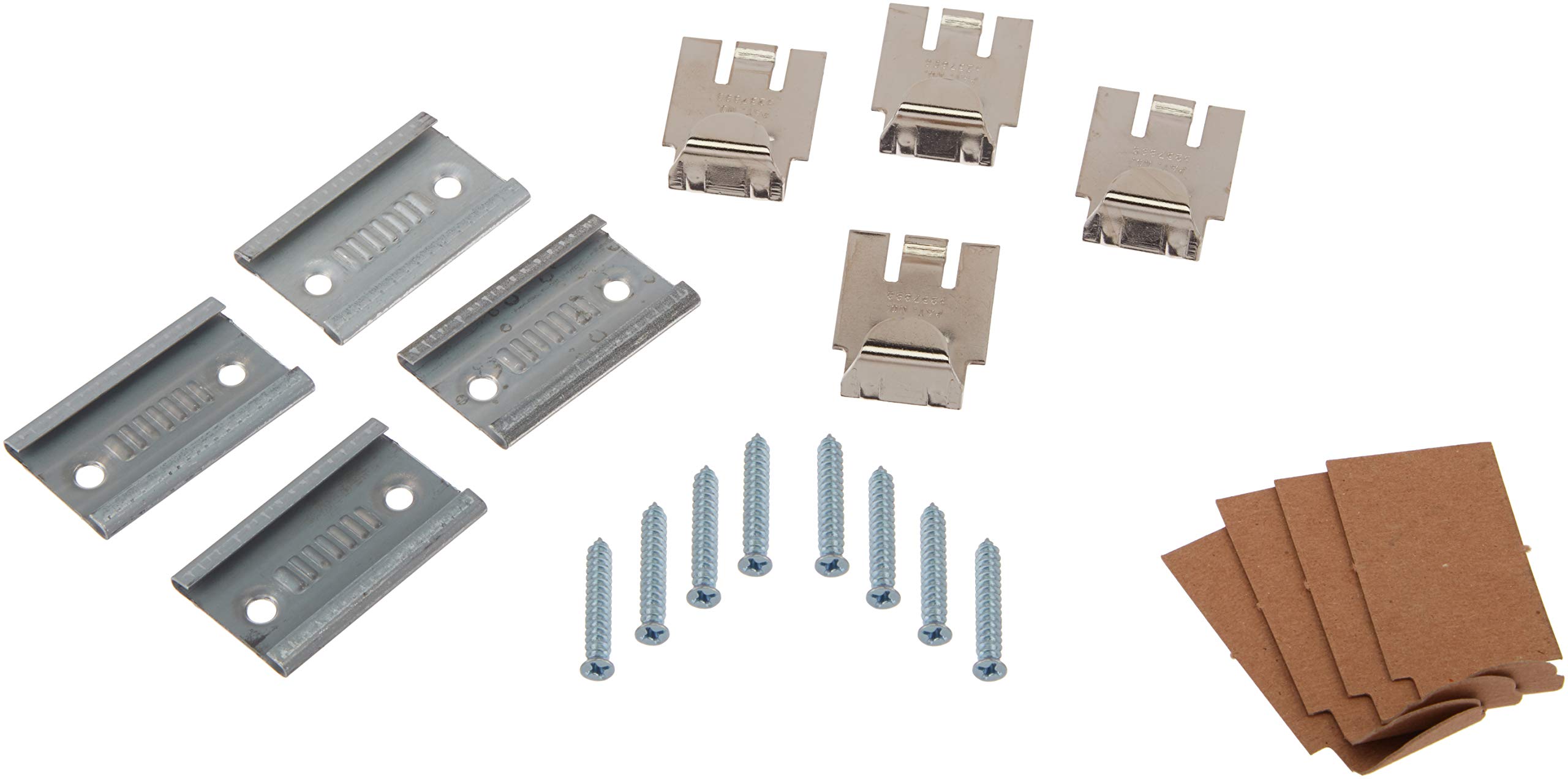 Mirraco 64112 Nickel Plated Adjustable Mirror Clip Set for 1/2