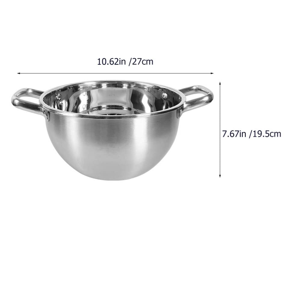 1pc Stainless Steel Shabu-Shabu Hot Pot - Multi-Functional Cooking Pot for Kitchen & Restaurant Use - Anti-Scald Design - Perfect for Home Cooking, Asian Cuisine & Hot Pot Parties