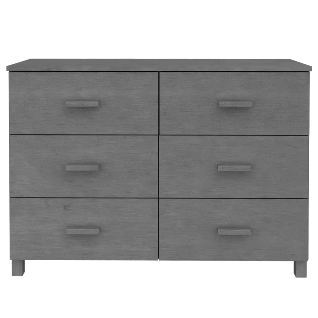 Modern Sideboard Buffet Cabinet with 6 Sliding Drawers - 44.5