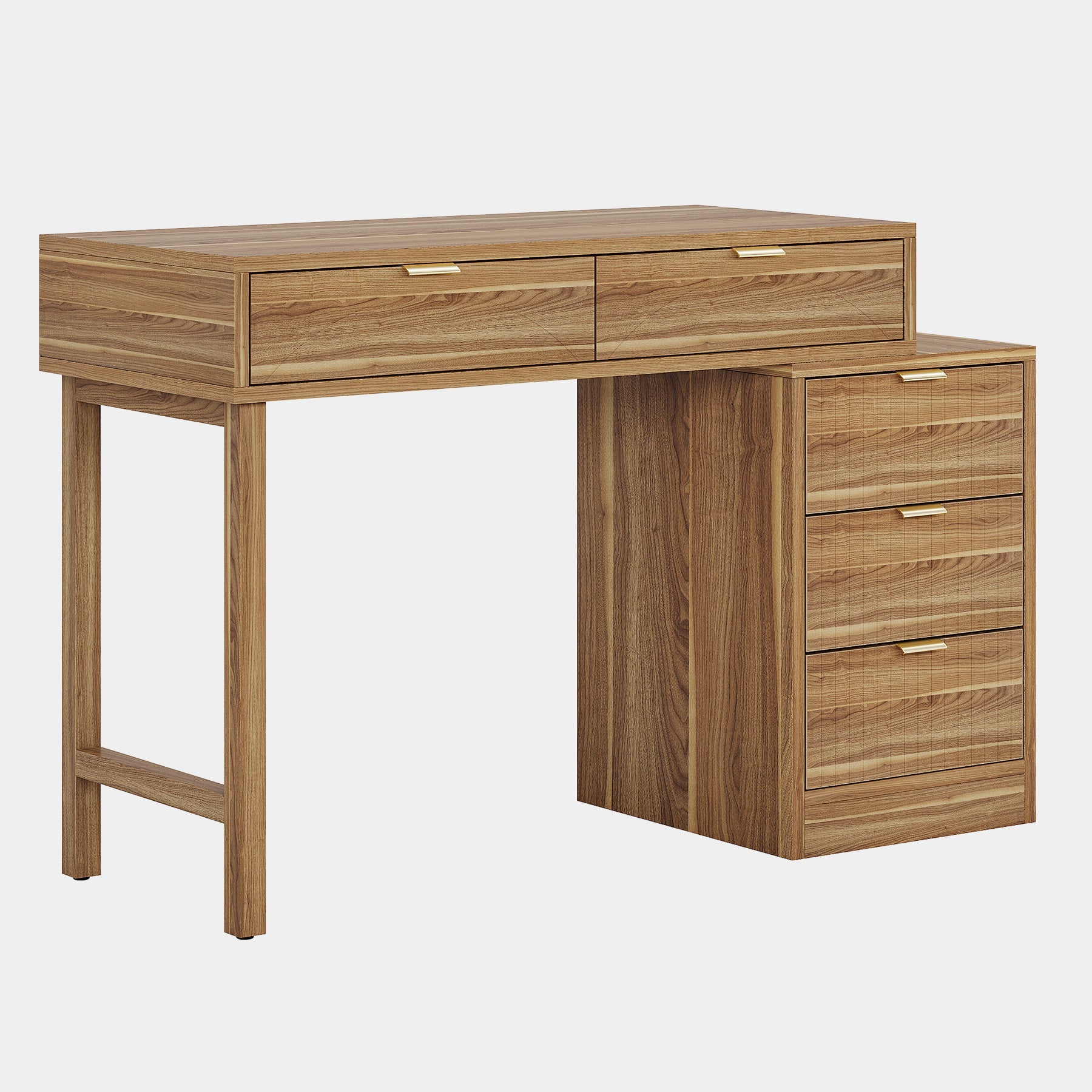 55 Inch Modern Computer Desk - Home Office & Study Desk with Sturdy Frame, Perfect for Remote Work & Online Learning