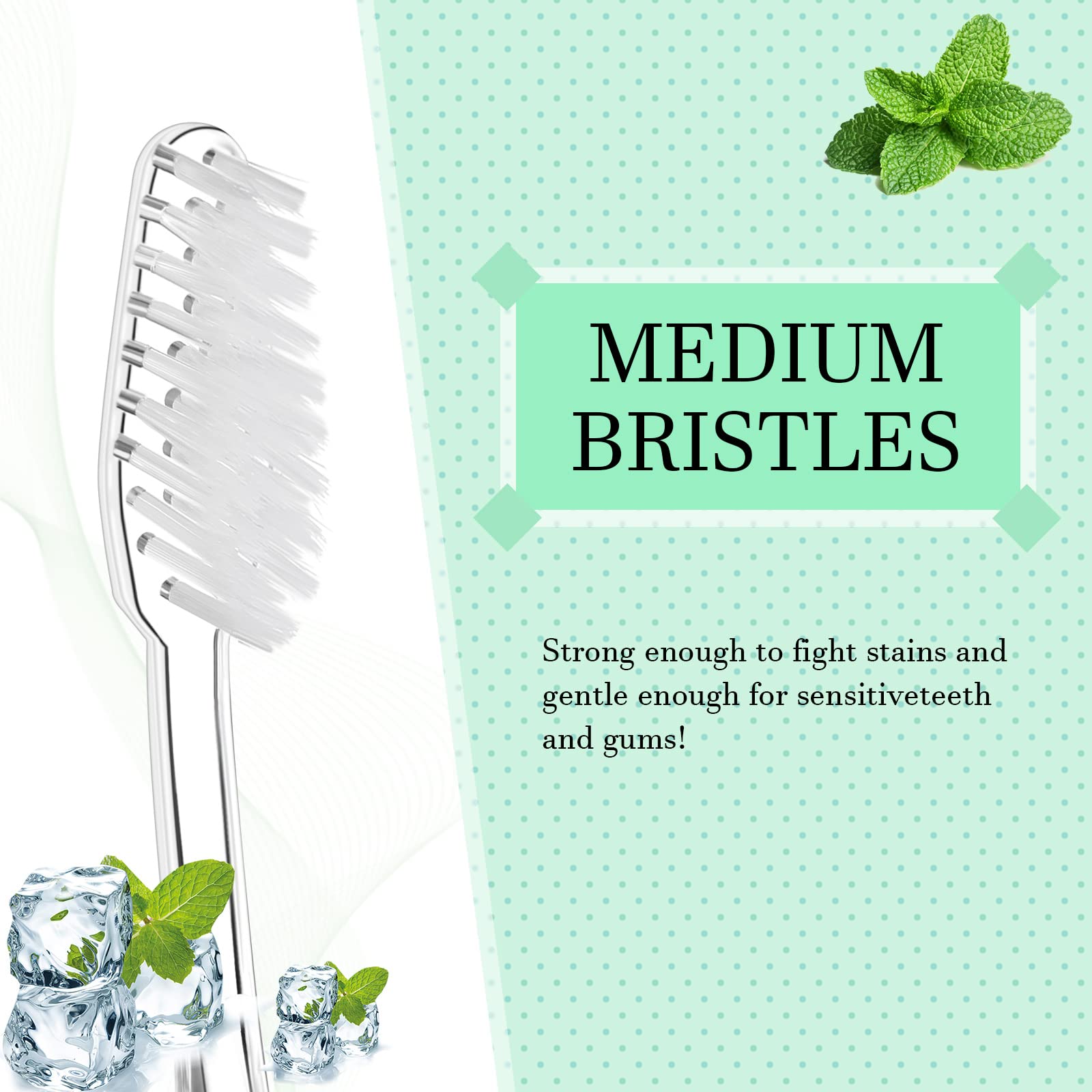 Remerry 100 Pack Individually Wrapped Disposable Toothbrushes - Soft Bristle Travel Toothbrushes for Adults, Bulk Disposable Toothbrush Set for Hotel Guests, Camping, Airplane & On-the-Go Oral Care (2 Colors)