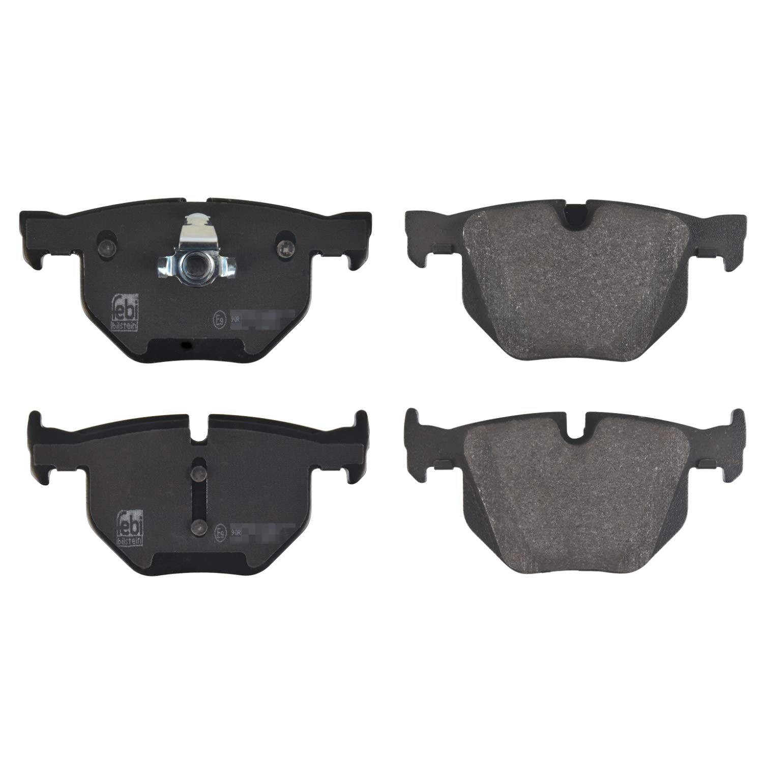Febi Bilstein 16466 Brake Pad Set - 4 Piece Premium Disc Brake Pads for Smooth & Quiet Stopping | Perfect for Audi, VW, BMW & European Vehicles | Ideal for City Driving & Highway Commuting