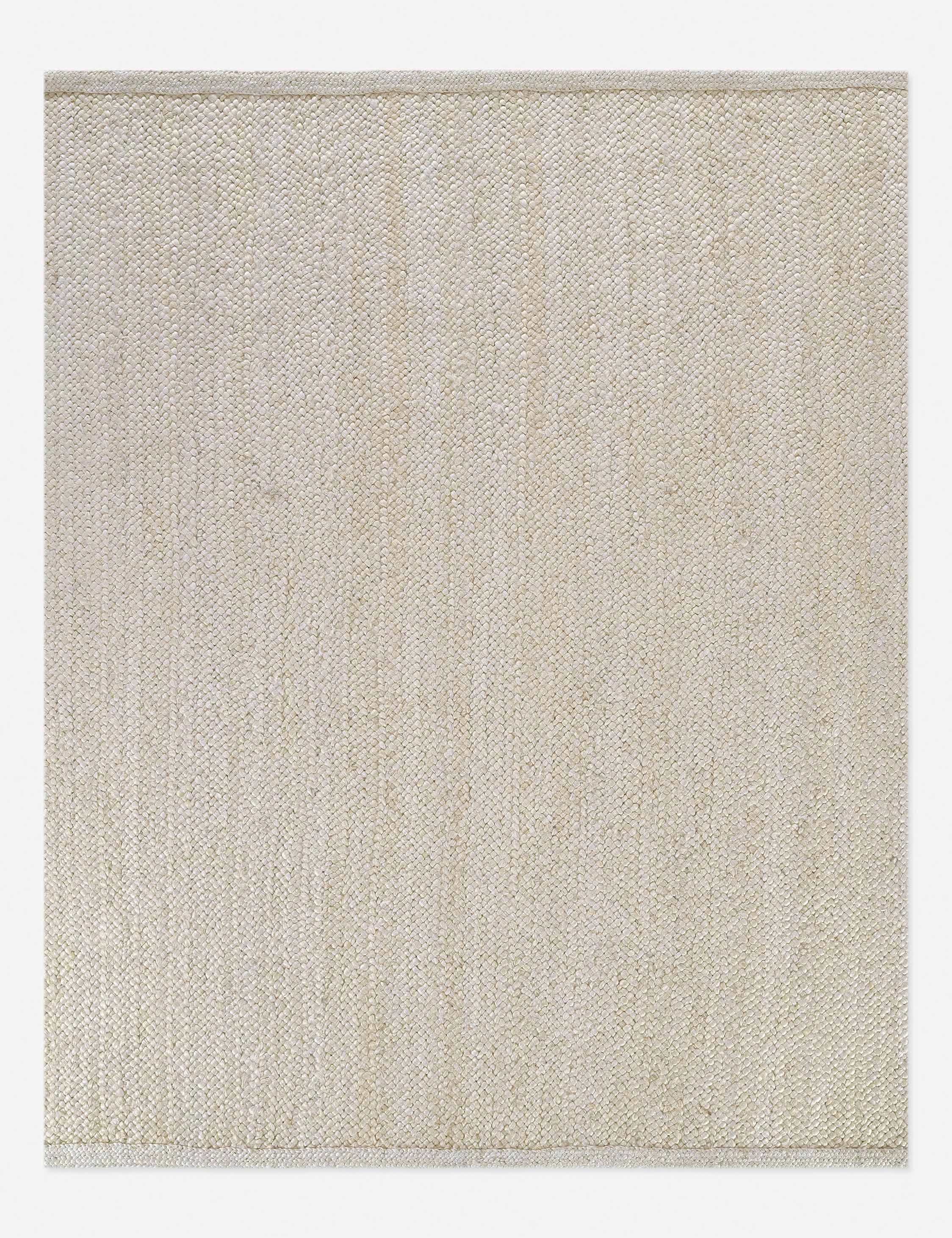 Handwoven Jute Area Rug - Natural Cassis Color - Eco-Friendly & Durable - Perfect for Living Room, Bedroom or Boho Home Decor