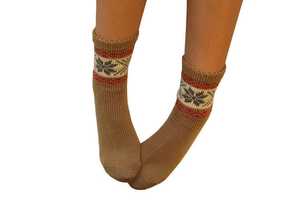 100% Merino Wool Socks for Men & Women - Soft, Breathable & Warm Knit Leg Warmers - Perfect for Hiking, Running & Cold Weather Comfort