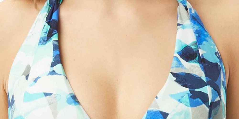Women's Ruched Halter Bikini Top - Sexy Swimwear for Beach & Pool - Perfect for Summer Vacations, Tropical Getaways, and Water Sports