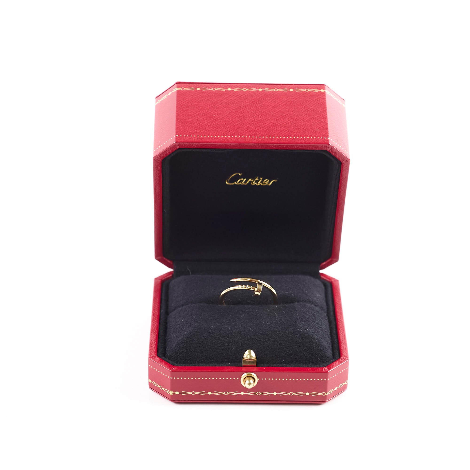 Cartier Juste un Clou Small Yellow Gold Ring Size 57 - Elegant Jewelry for Women, Perfect for Weddings, Anniversaries & Special Occasions