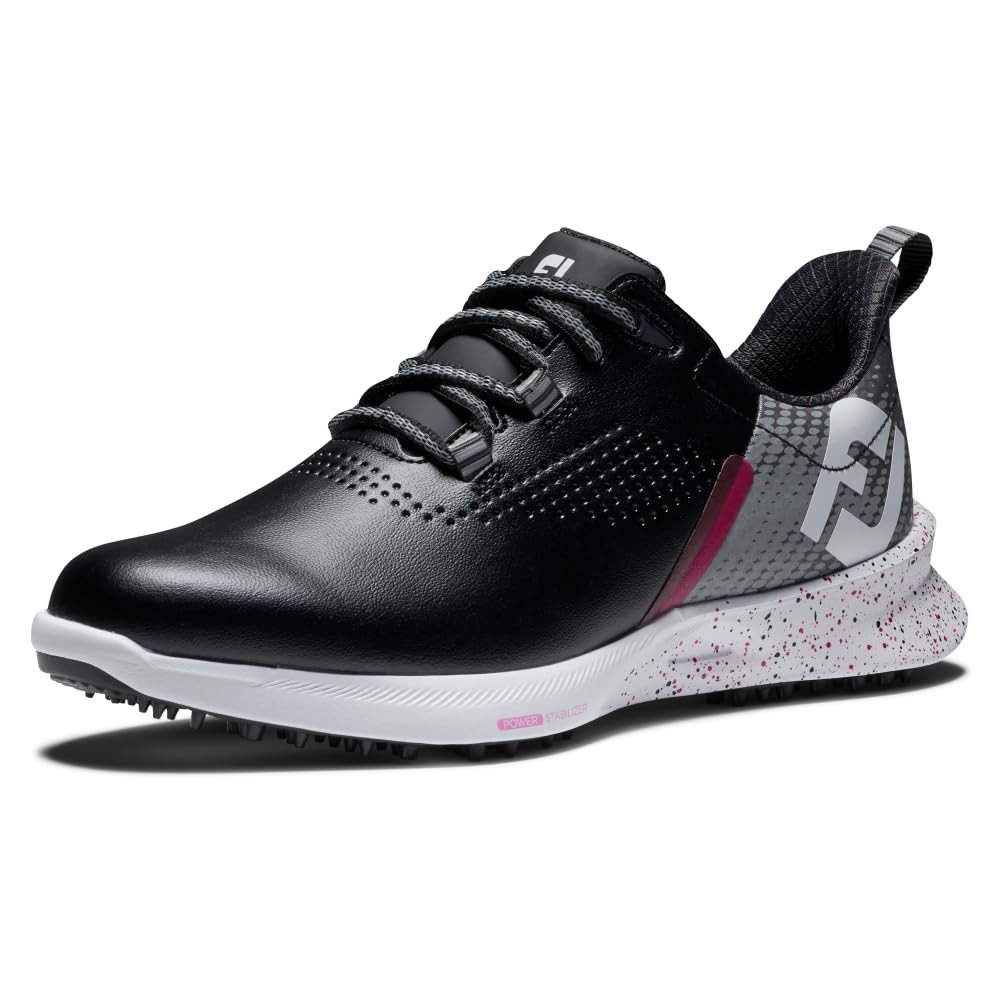 FootJoy Women's FJ Fuel Spiked Golf Shoes - Lightweight & Waterproof for Comfortable Play on the Course | Perfect for Walking 18 Holes & All-Weather Performance