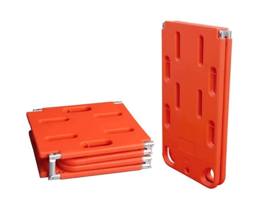 Foldable Emergency Rescue Stretcher - Portable Plastic Spine Board for First Aid, Outdoor & Disaster Relief | Lightweight & Durable for Camping, Hiking & Medical Use (Size A)
