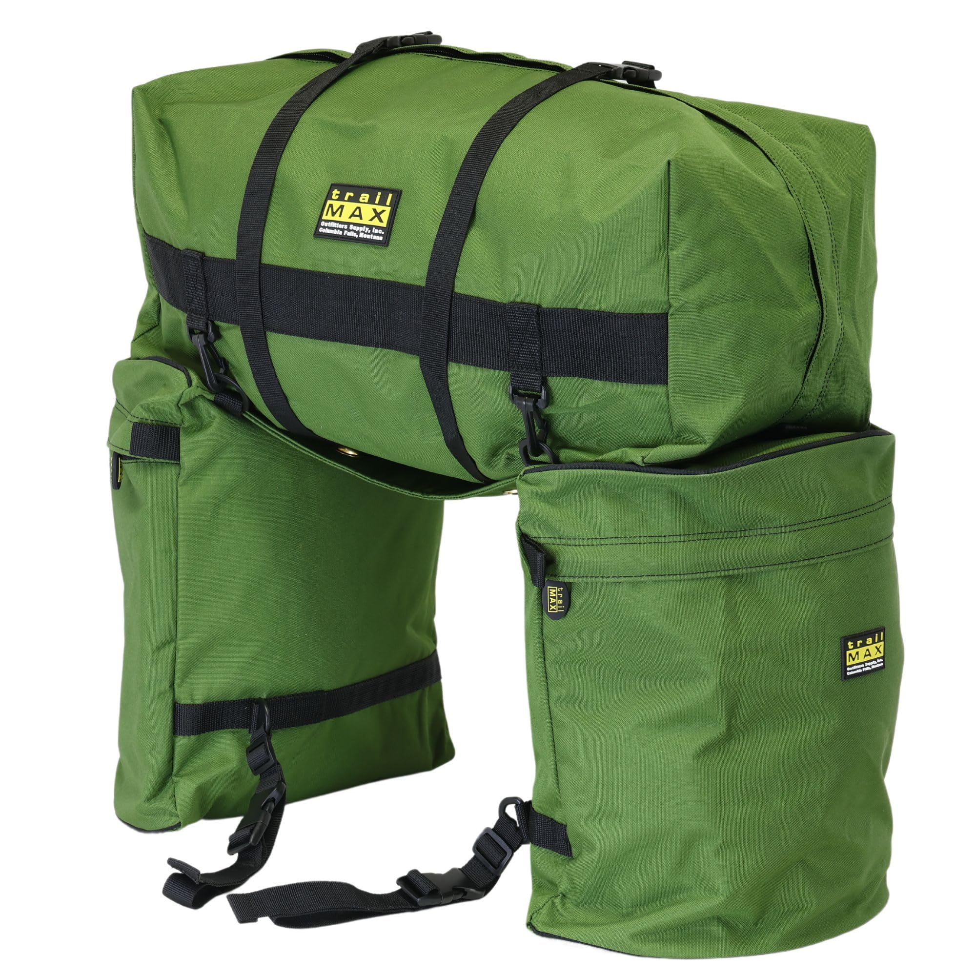 **TrailMax Large Insulated Horse Saddlebags for Trail Riding - Detachable Cantle Bag Set - Western & Endurance Saddles - Perfect for Long Rides, Camping & Outdoor Adventures**