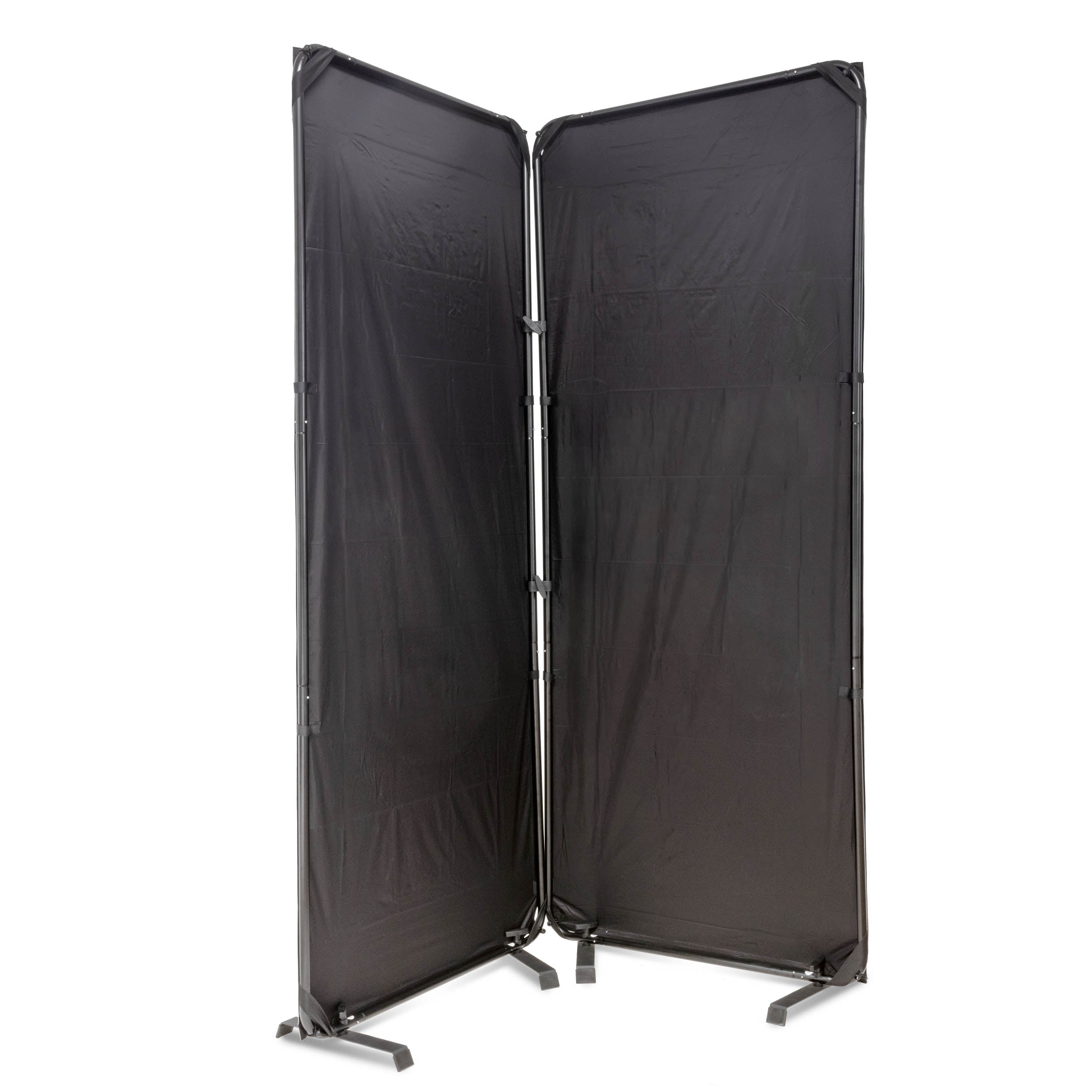 2.4m Reversible Black & White V Flat Frame with Matte/Opaque Fabric - Perfect for Photography, Video Studio, and Content Creation Backdrops