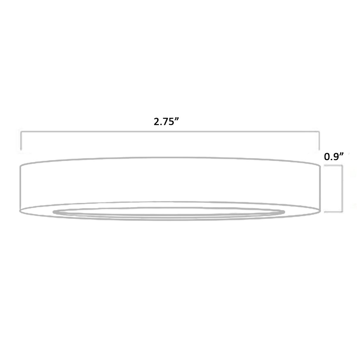 120V LED Puck Light Kit with Power Cord - 3 CCT Selectable (3000K/4000K/5000K) - Brushed Nickel Finish - Under Cabinet Lighting for Kitchen, Bathroom, Closet & Display Cases