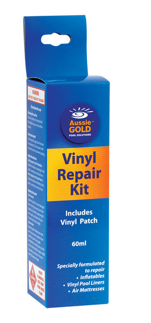 Aussie Gold Vinyl Liner Pool Repair Kit - Professional Swimming Pool Patch Kit for Leaks & Tears | Perfect for Inground & Above Ground Pools | Easy DIY Repair Solution for Homeowners