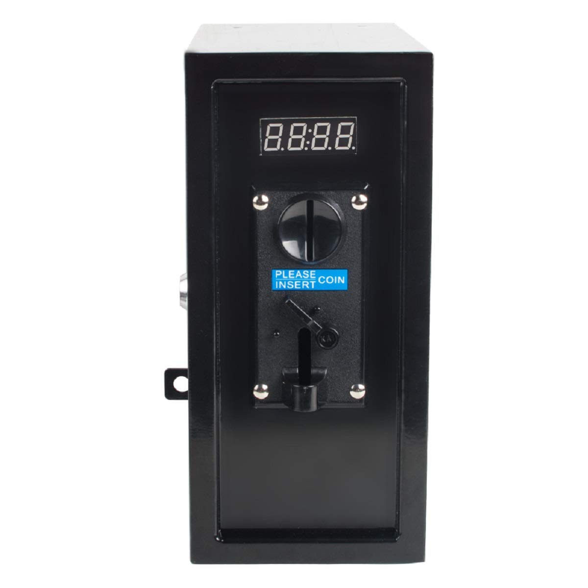 Coin Operated Timer Control Box with Multi Coin Acceptor - Electronic Time Control Device & Power Supply Box for Washing Machines, Laundromats, Arcade Games, and Vending Machines