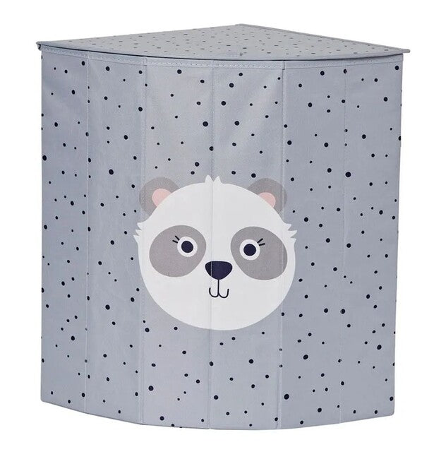 Panda Shaped Kids Laundry Basket - Cute Animal Toy Storage Bin for Nursery, Bedroom & Playroom Organization