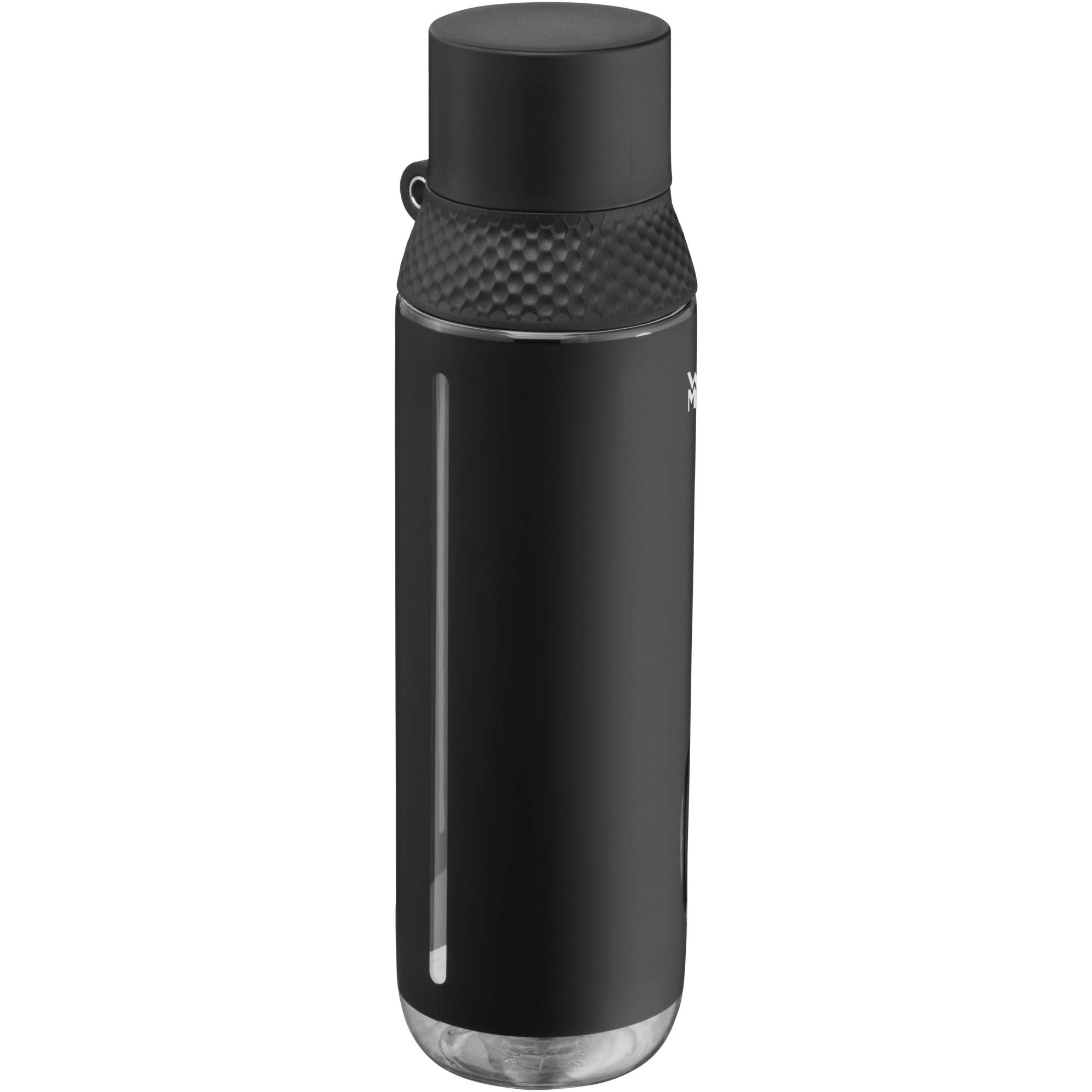 WMF 750ml Carbonated Water Bottle with AutoClose Lid - Shatterproof, Leak-Proof & BPA-Free - Perfect for Gym, Hiking & Outdoor Activities - Black