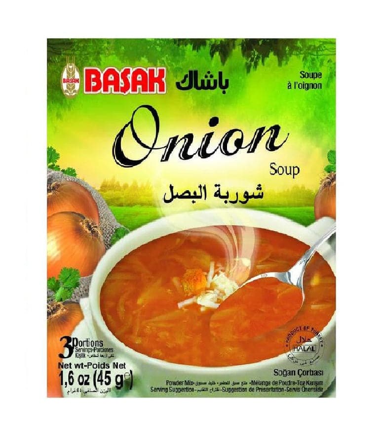 Basak Onion Soup Mix - 45g | Instant Soup Powder for Cooking, Baking & Seasoning | Perfect for Soups, Dips & Casseroles