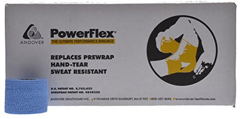 Powerflex 2 Inch Stretch Athletic Tape - 6 Rolls Pink Sports Tape for Ankle Wrapping, Injury Support & Recovery - Ideal for Athletes, Runners & Gym Workouts