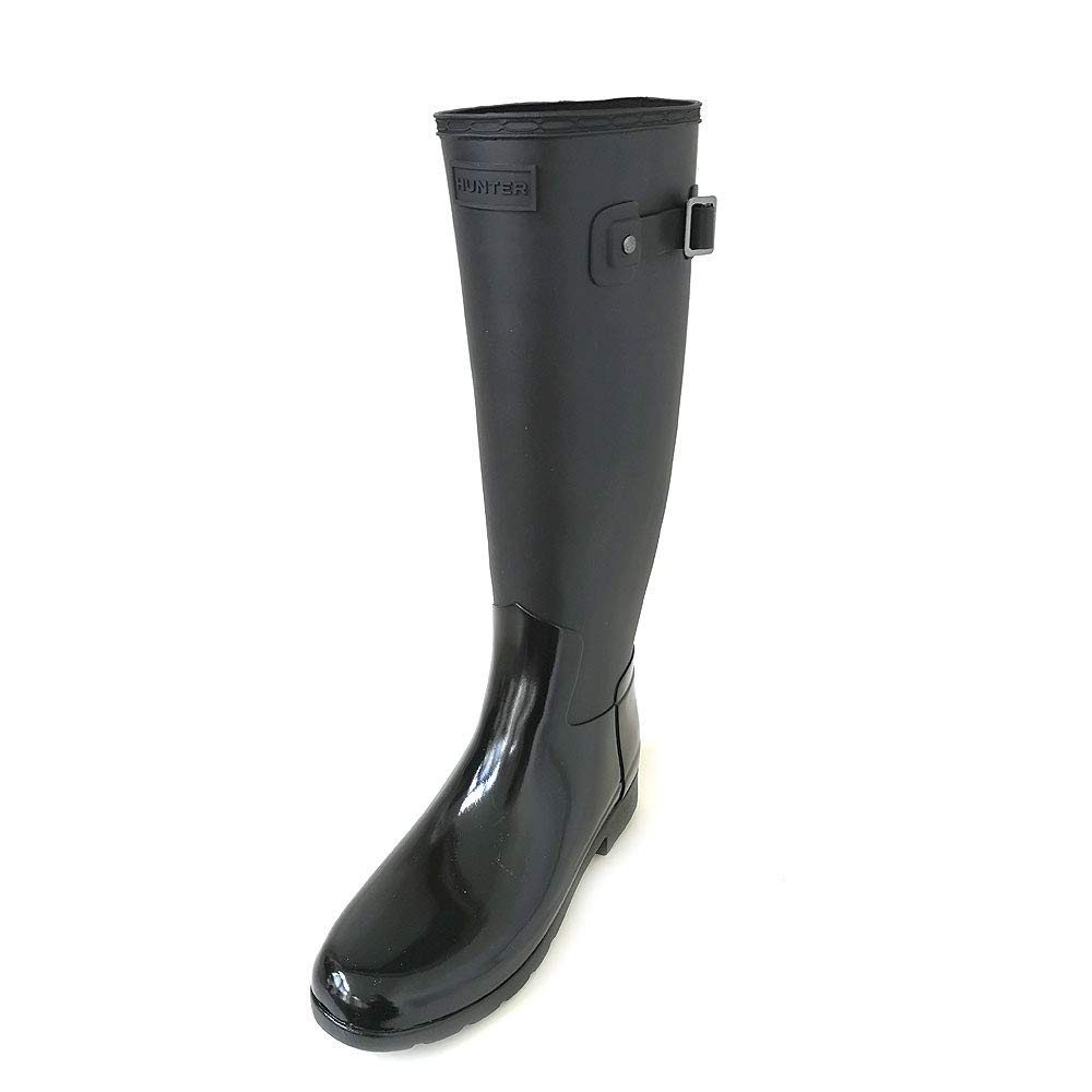 HUNTER Women's Refined Tall Gloss Rain Boots - Waterproof Winter & Spring Footwear for Outdoor Activities, Gardening, and Festivals