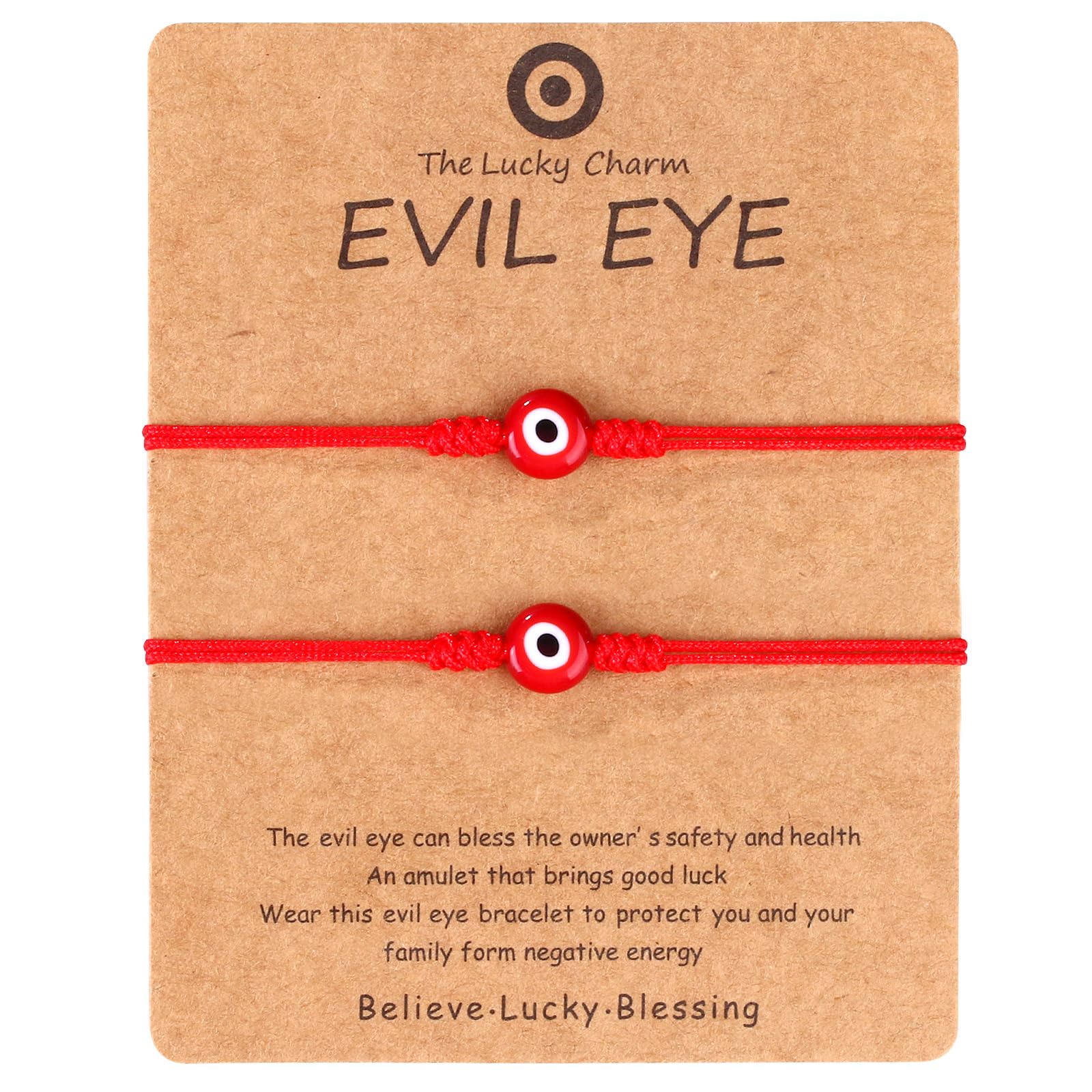 Evil Eye Protection Anklet Bracelet for Women - Red String Rope Knot Jewelry with Mal de Ojo Charm | Boho Style Ankle Bracelet for Good Luck & Positive Energy | Perfect for Beach, Festival, Yoga and Everyday Wear
