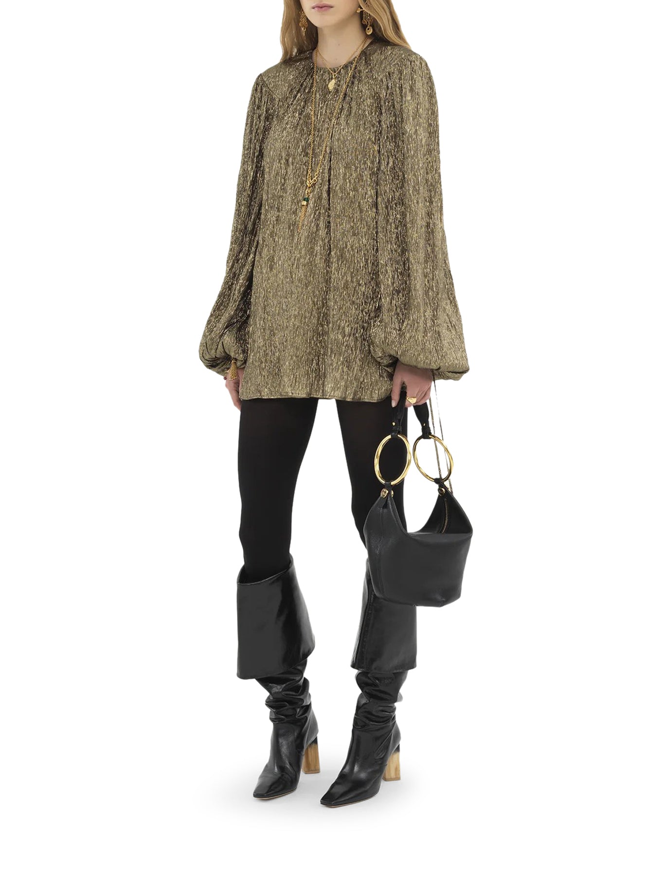 Elegant Gathered Mini Dress in Silk Crêpon - Perfect for Weddings, Parties & Special Occasions
