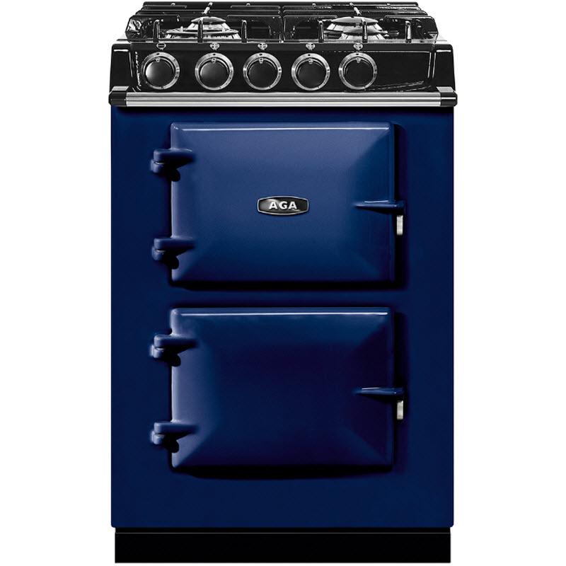 AGA 24-Inch Classic City Dual Fuel Range ATC2DF DBL - Professional Gas & Electric Stove for Compact Kitchens, Apartments & Small Homes