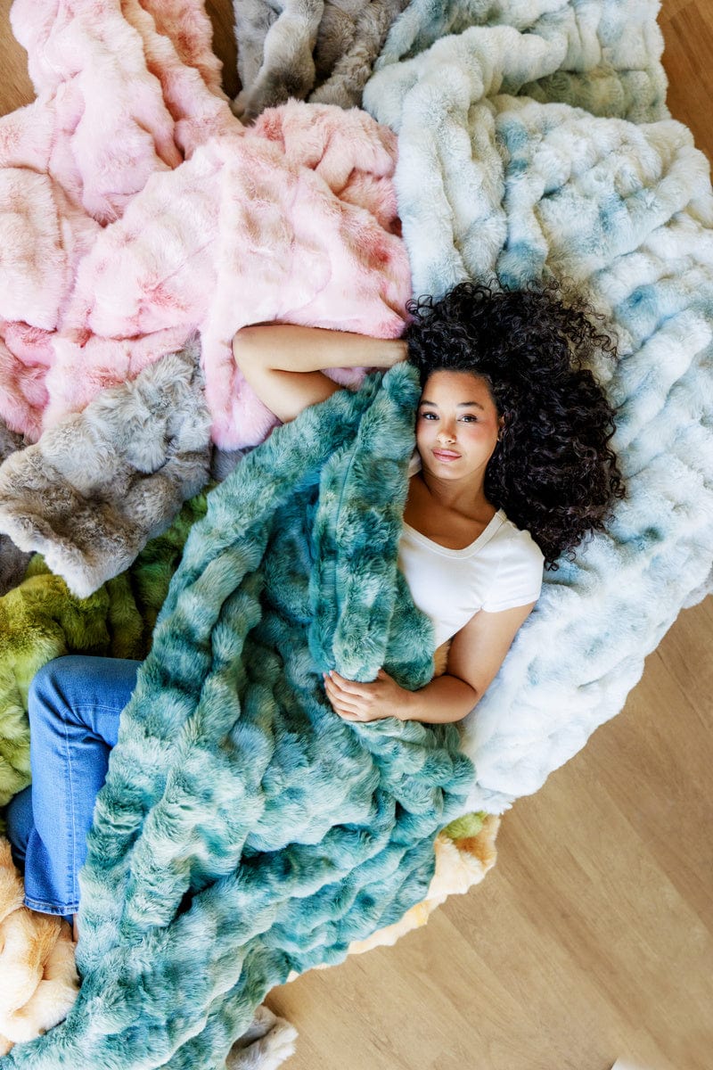 Luxury Soft Cloud Fern Blanket - Ultra Cozy & Breathable for All Seasons - Perfect for Bed, Sofa, Travel & Outdoor Picnics