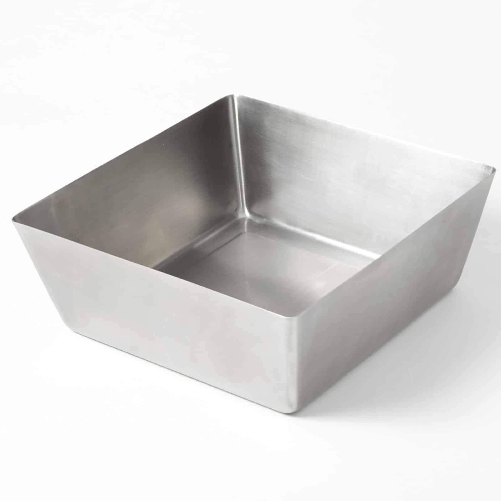 American Metalcraft SSQ117 Stainless Steel Square Bowl - 254 oz (7.5L) - Commercial Grade Food Prep & Serving Bowl for Restaurants, Catering & Home Kitchens
