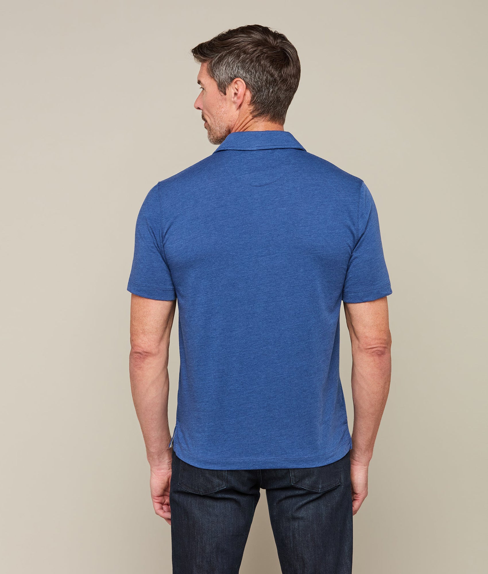 Lucchese Men's Pima Cotton Blend Polo Shirt - Comfortable & Breathable Casual Wear for Golf, Business & Outdoor Activities