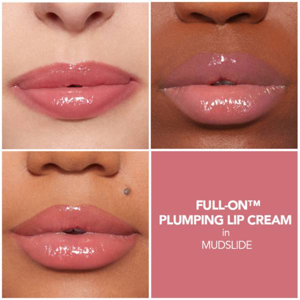 Buxom Full-On Plumping Lip Cream Gloss - Hydrating Lip Plumper with Vitamin E for Fuller Lips | Perfect for Date Night & Everyday Wear
