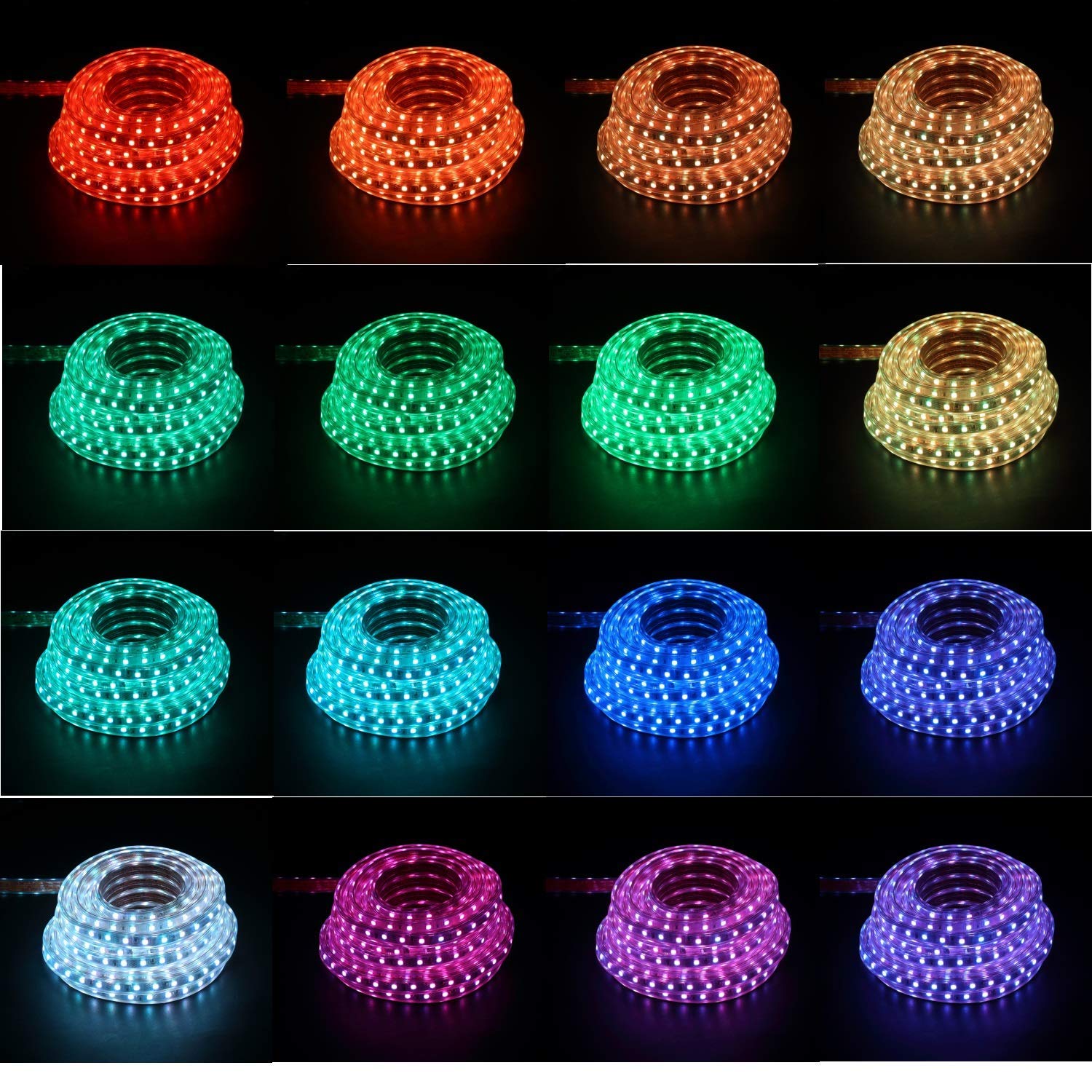 Waterproof LED Strip Lights 150FT - UL Certified, Color Changing RGB with Remote, Indoor/Outdoor Use for Home, Party, Christmas, and Landscape Lighting