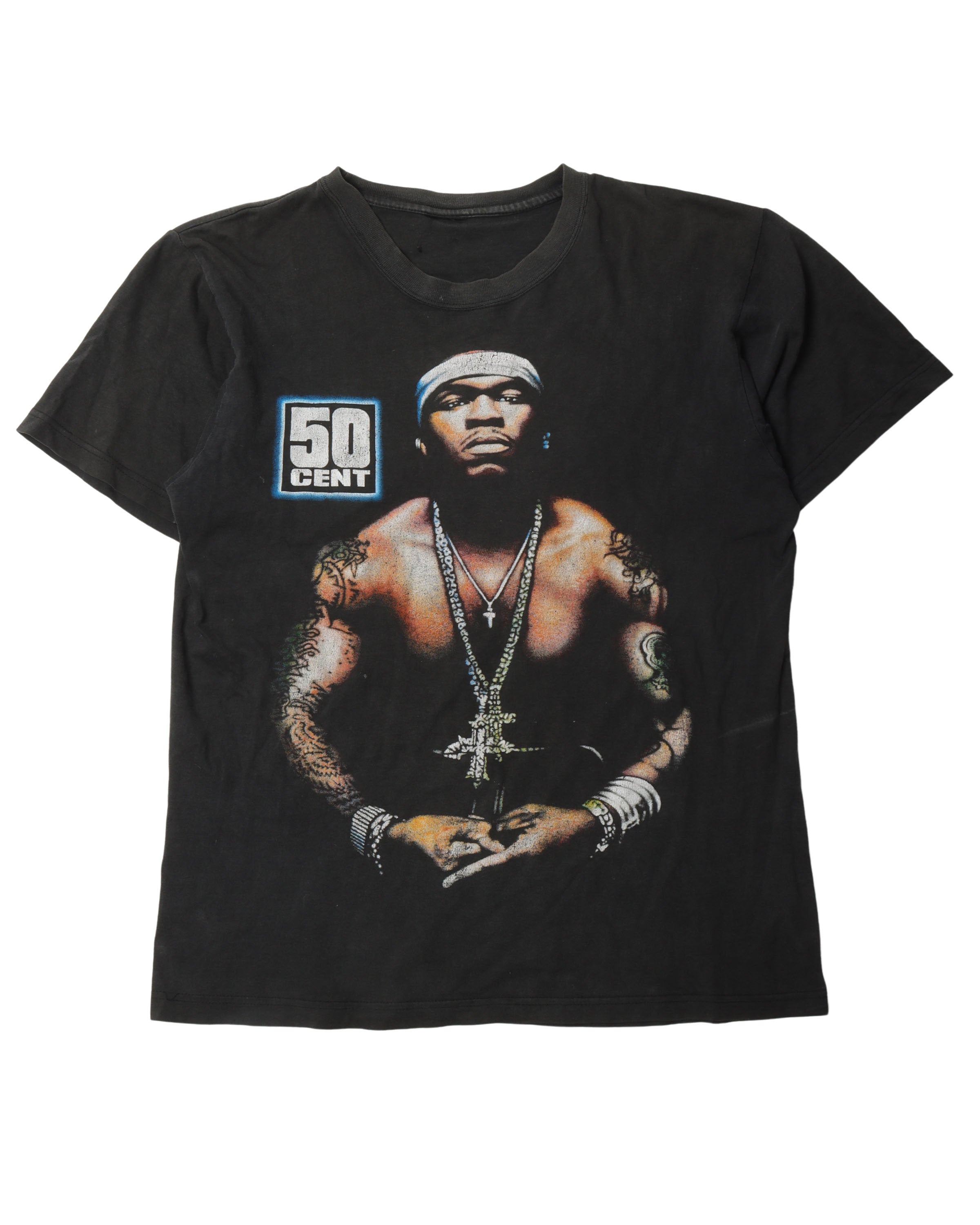 Vintage 50 Cent Graphic T-Shirt - Classic Hip Hop Music Tee for Men & Women - Perfect for Concerts, Casual Wear & Retro Fashion