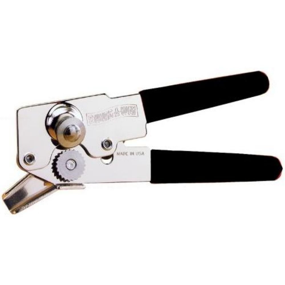 Focus Foodservice 107BK Compact Can Opener - Black - Pack of 6 - Heavy Duty Kitchen Tool for Restaurants, Catering & Home Use