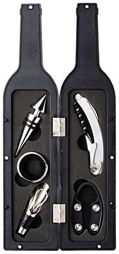 Premium Wine Bottle Opener Kit - Corkscrew, Foil Cutter & Pourer Set for Home, Parties & Gifts | Wembley Wine Accessories Collection