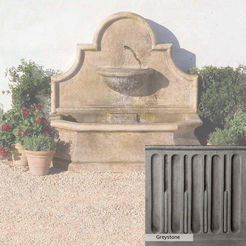 Campania International Andalusia Wall Fountain - Outdoor Garden Decor, Spanish-Inspired Water Feature for Patio, Yard & Landscape Design