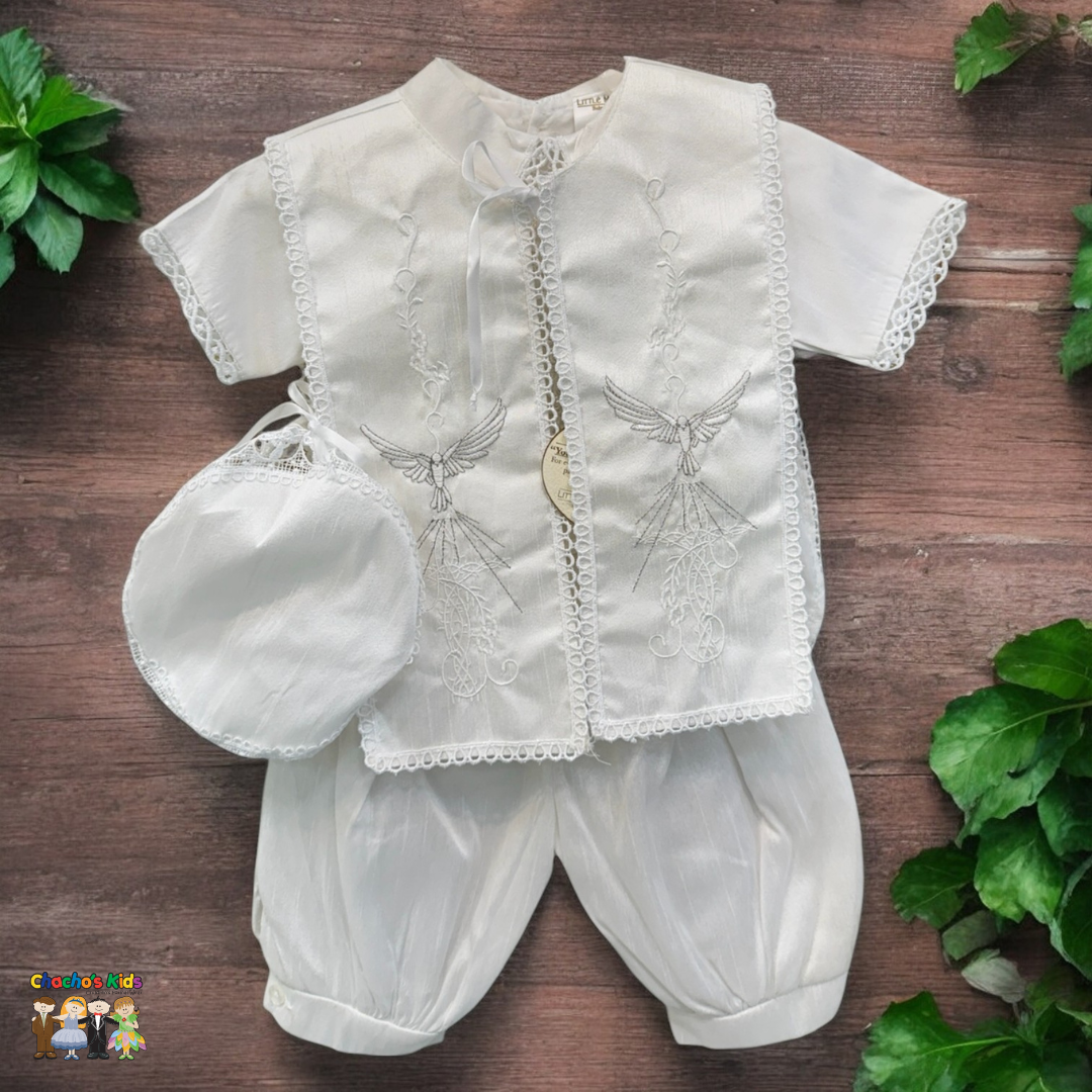 Boys Baptism Outfit Leonardo - Elegant Christening Suit for Baby Boys - Perfect for Church Ceremonies & Special Occasions