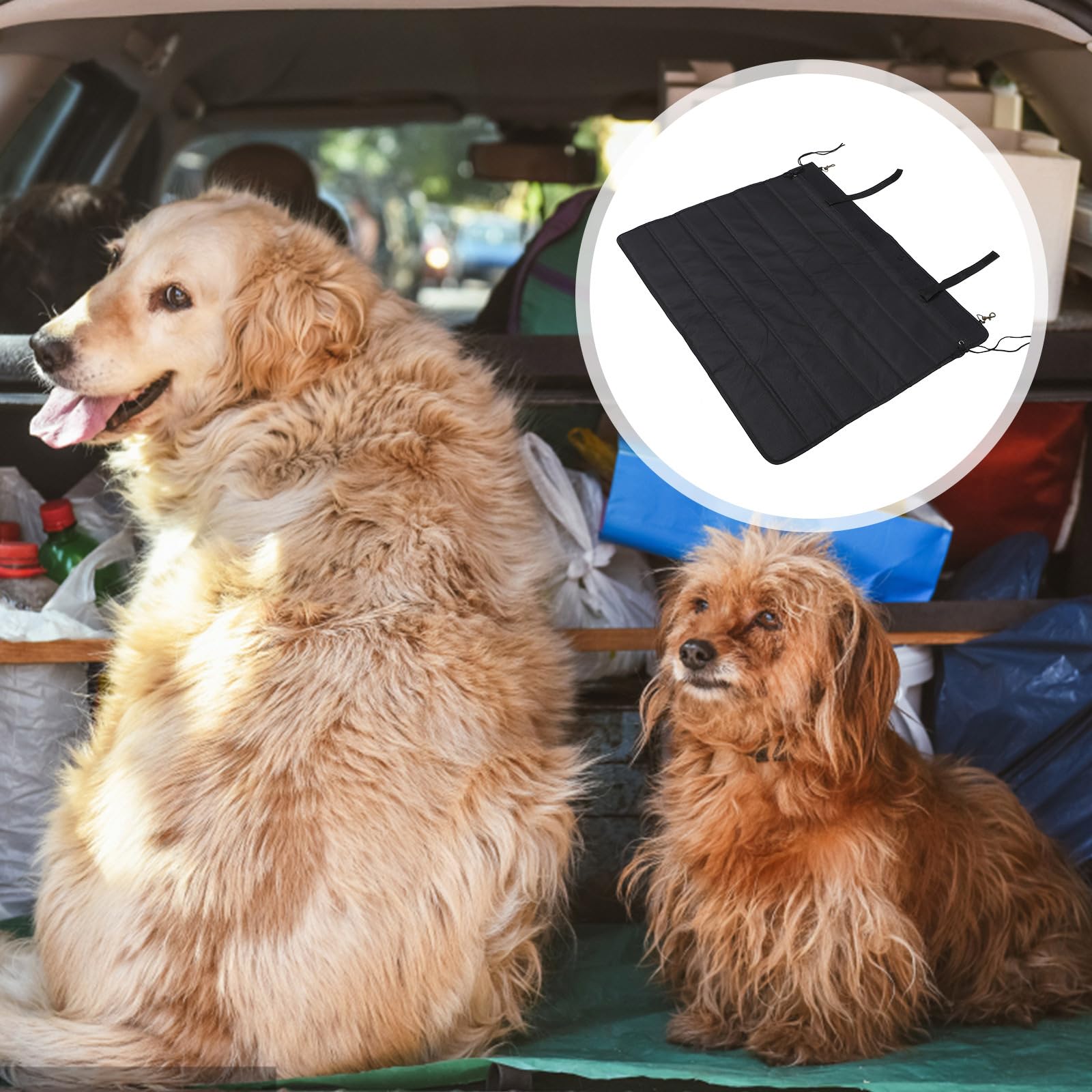 Balacoo Foldable SUV Cargo Liner & Car Bumper Guard - Universal Trunk Protector for Pets, Dogs, Trucks & SUVs | Waterproof Rear Bumper Mat for Travel, Camping & Outdoor Adventures
