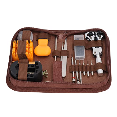 165Pcs Professional Watch Repair Tool Kit - Watch Battery Replacement, Spring Bar Tool Set with Durable Carrying Case | Perfect for Watchmakers, Jewelers & DIY Enthusiasts