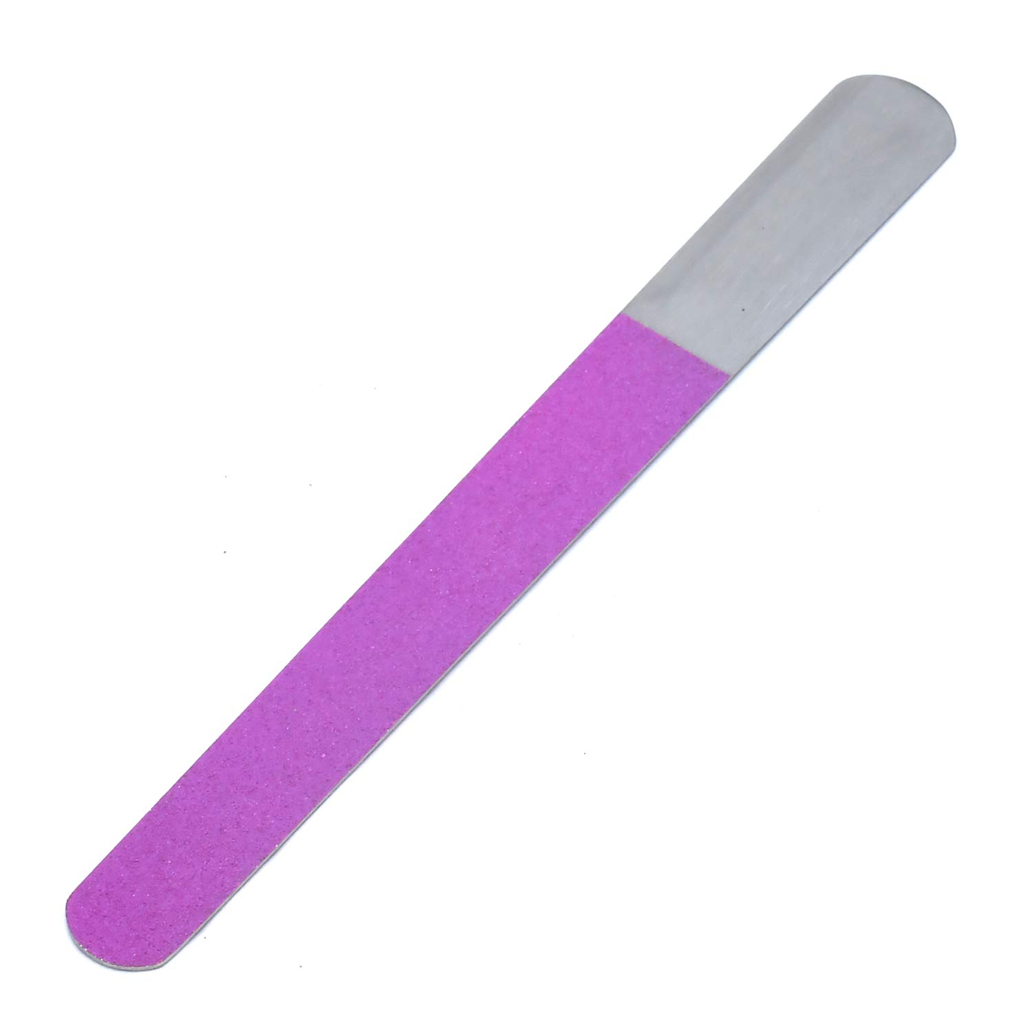 7.5 Inch Ultra-Thin Nail File & Buffer - Professional Nail Polish & Cleaning Tool (Purple) for Manicures, Pedicures & At-Home Nail Care
