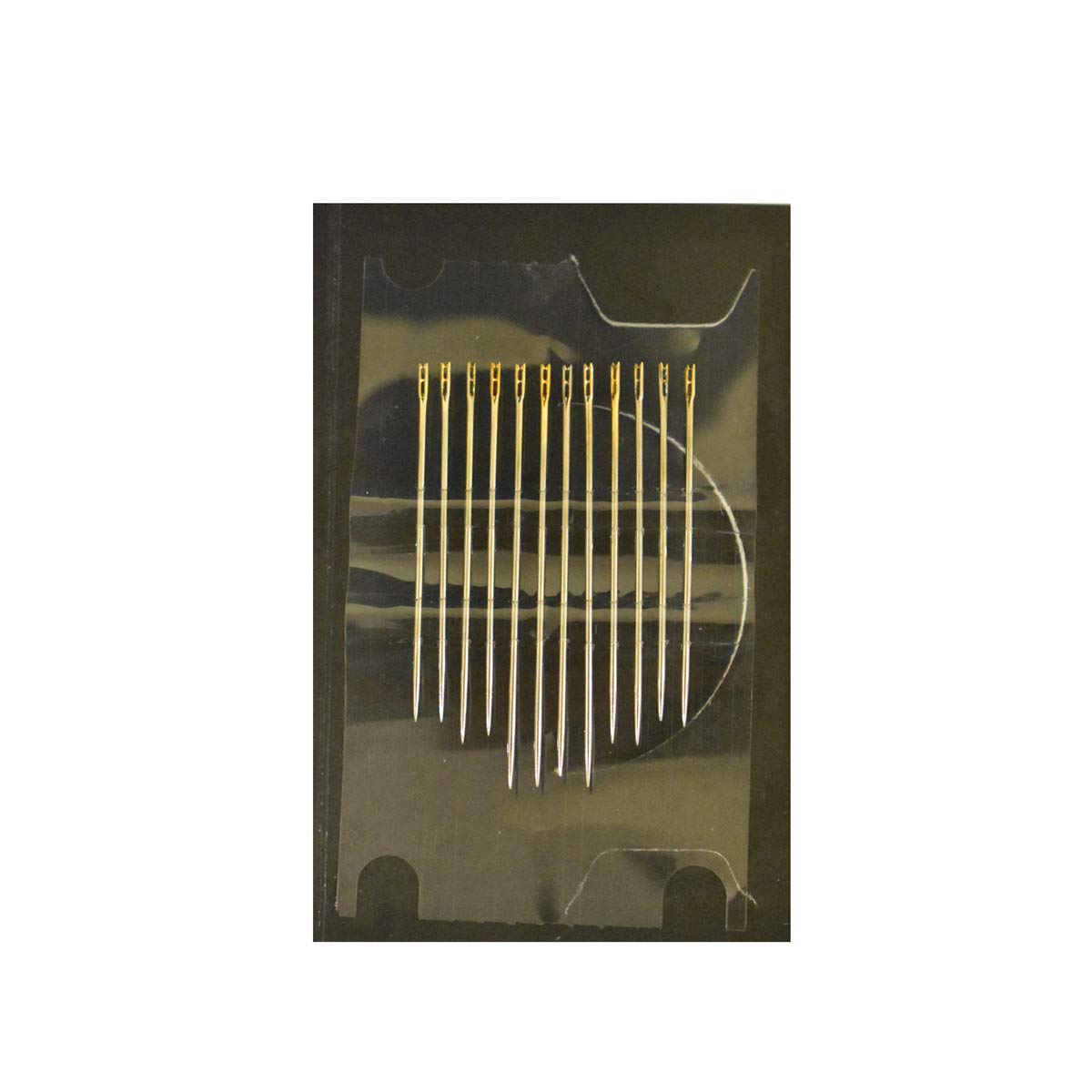 6/12 Assorted Self-Threading Embroidery Needles - Pack of 12 (3 Sizes) for Cross Stitch, Sewing & Handcraft Projects