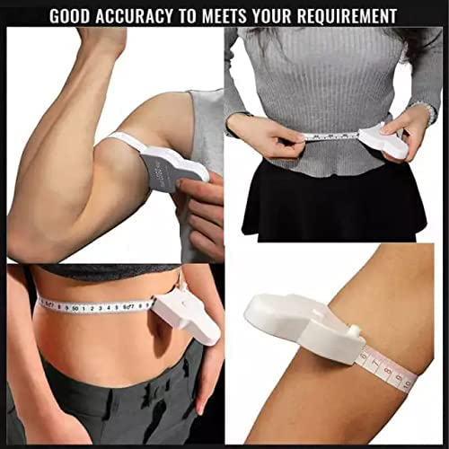 SNOFER Retractable Body Measuring Tape - Automatic Telescopic Ruler for Accurate Bust, Waist & Thigh Measurements - Ergonomic Fitness Tape for Body Fat Tracking | Perfect for Home Gym, Weight Loss & Tailoring