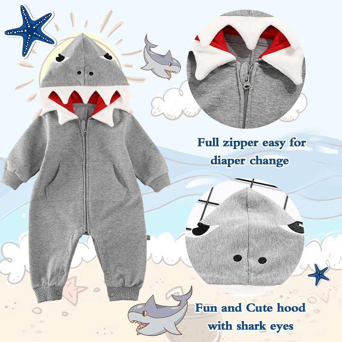 Baby Shark 3D Costume for Toddlers - Fun Dress-Up for Boys & Girls