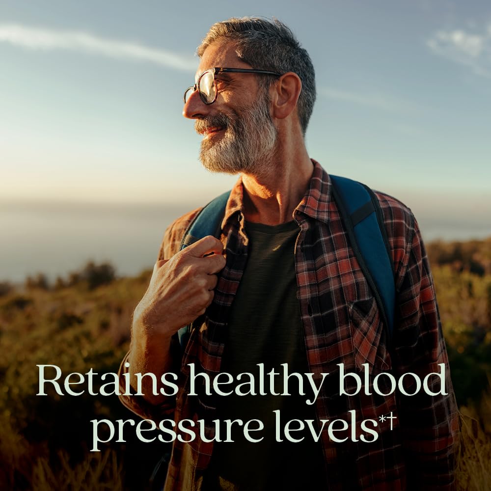 New Chapter Blood Pressure Supplement - Organic, Vegan, Non-GMO with Grapeseed & Black Currant for Healthy Circulation - 60 Capsules - Supports Heart Health for Active Lifestyles