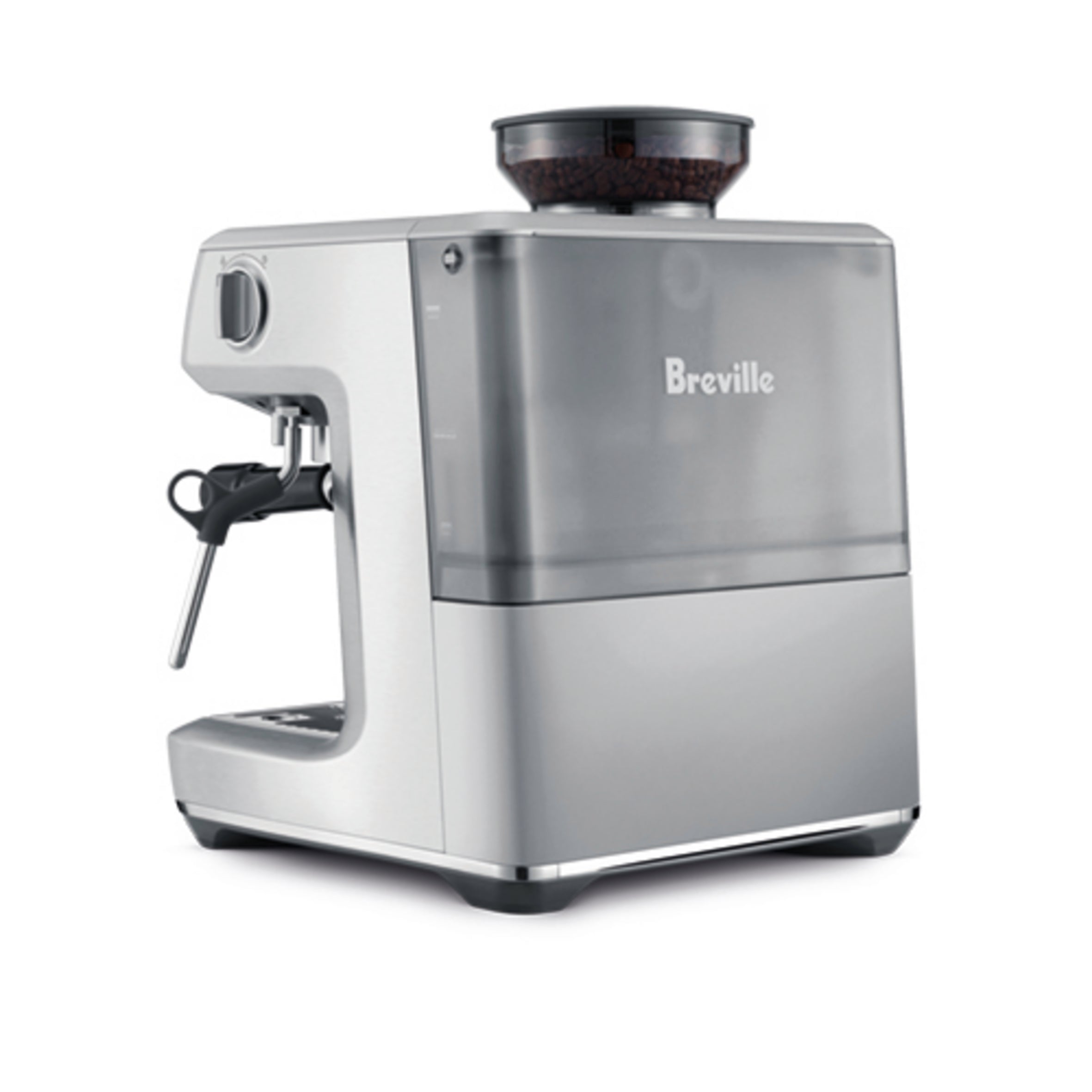 Breville Barista Express® Impress BES876BSS1BNA1 Espresso Machine with Built-in Grinder - Semi-Automatic Coffee Maker for Home Baristas, Perfect for Espresso, Latte & Cappuccino Lovers