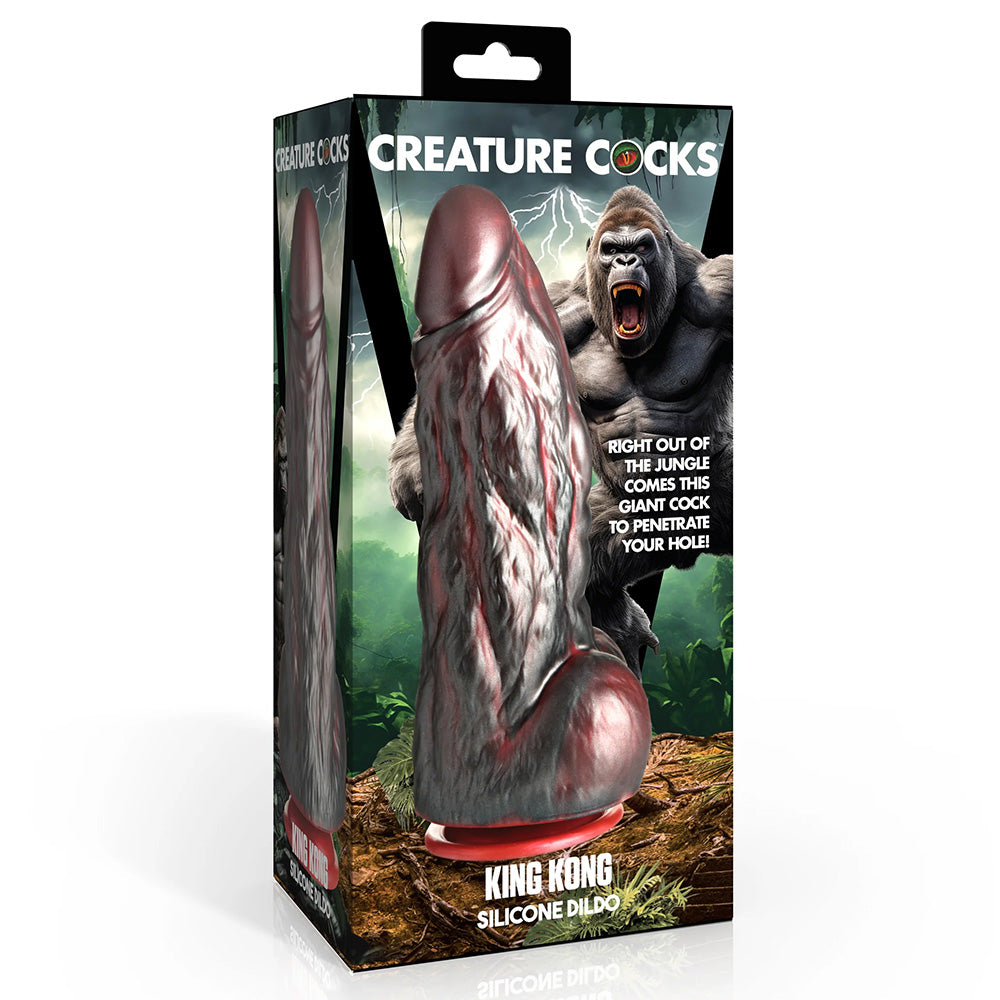 King Kong Silicone Gorilla Dildo - Realistic Creature Cock for Adult Pleasure - Perfect for Fantasy Roleplay & BDSM Play