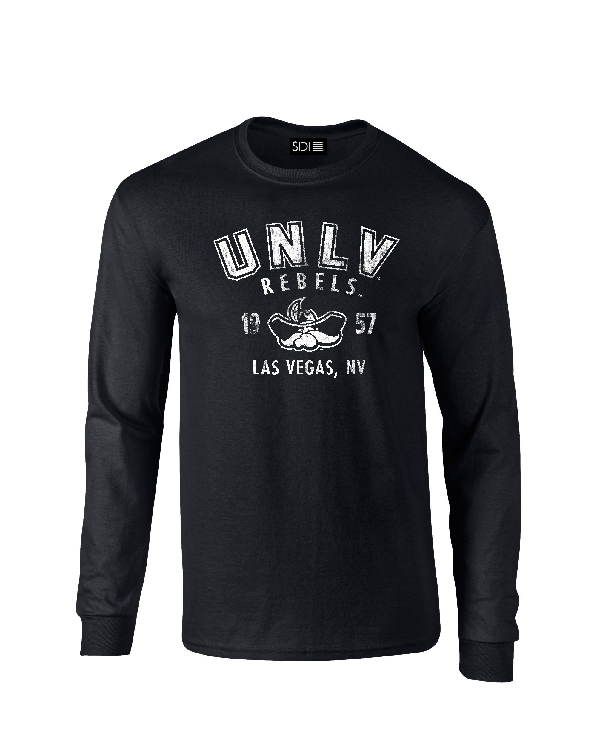 SDI Pre-Shrunk Long Sleeve T-Shirt for Men - Soft Cotton Crewneck Casual Shirt - Perfect for Everyday Wear, Work & Outdoor Activities